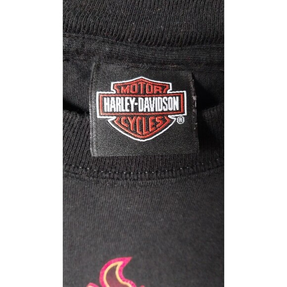 Harley Davidson Motorcycle Myrtle Beach Shirt Size L Black Live Free Ride Free - Picture 8 of 10